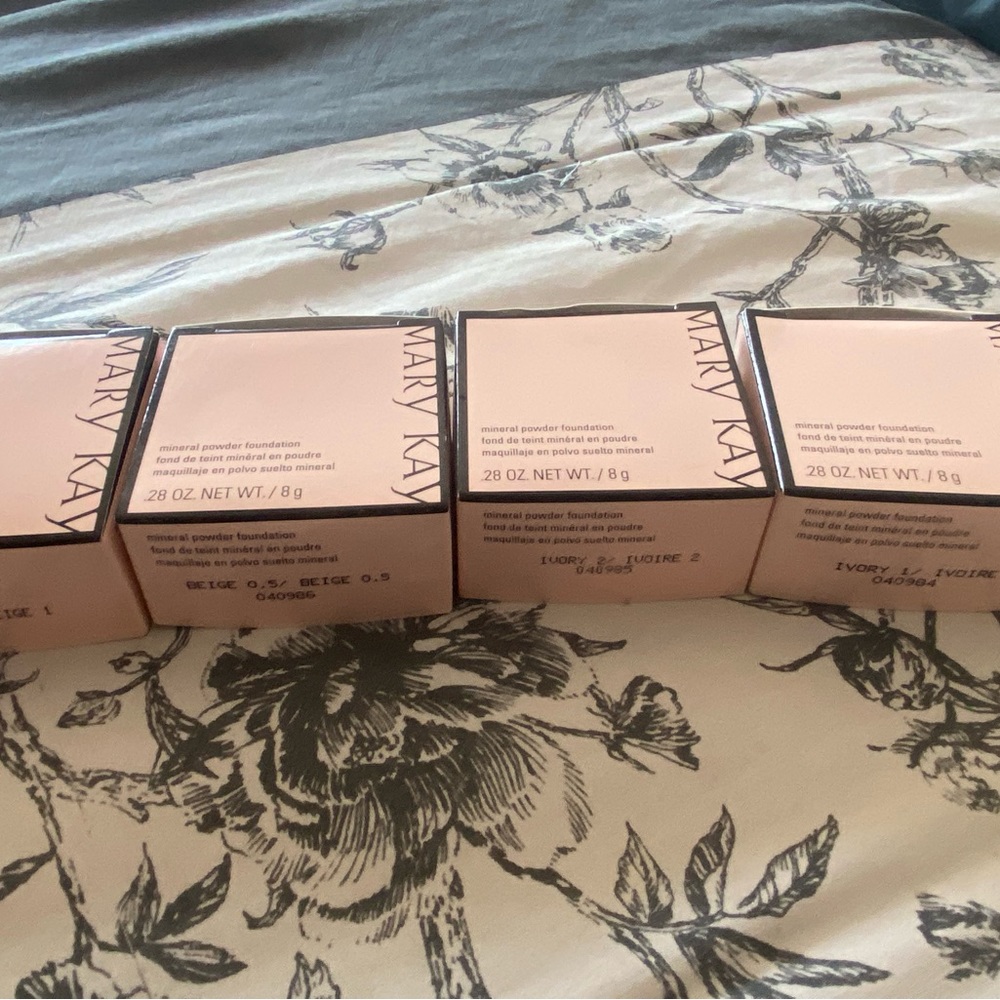 Mineral powder foundation.